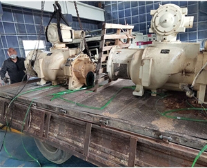 鶴煤集團(tuán)登?？諌簷C(jī)大修項(xiàng)目現(xiàn)場(chǎng)